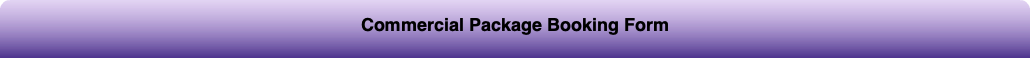 Commercial Package Booking Form 